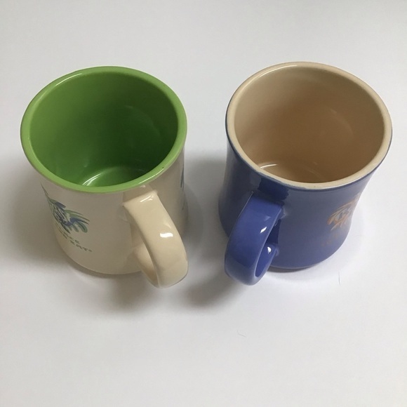 Disney Rainforest Cafe Coffee Mug PAIR A Wild Place To Shop and Eat 1999 Ceramic - Picture 2 of 16